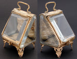 Antique French Napoleon III Pocket Watch Casket or Display, a Miniature Vitrine