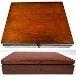 Fine Antique Barnard & Son's Watercolor Set in Box, 10 Original Paint Tubes, not Bricks, Ceramic Pots