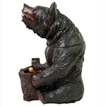 Rare Antique Swiss 12.5" Breinz Bear Smoker's Stand, Tobacco or Cigar Holder
