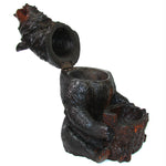 Rare Antique Swiss 12.5" Breinz Bear Smoker's Stand, Tobacco or Cigar Holder