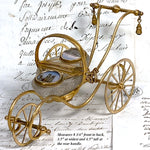 RARE 9" Palais Royal Carriage Box, Jewelry Casket, Grand Tour Eglomise, Opaline