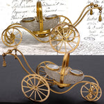 RARE 9" Palais Royal Carriage Box, Jewelry Casket, Grand Tour Eglomise, Opaline