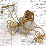 RARE 9" Palais Royal Carriage Box, Jewelry Casket, Grand Tour Eglomise, Opaline