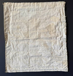 RARE Antique French Aubusson or Gobelin Wool Tapestry Panel with Angel, Putti for Pillow or Wall