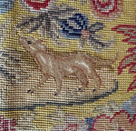 Fabulous Antique French 18th Century to Earliest 19th Century Needlepoint 25" x 17.5" Decorator Pillow
