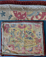 Fabulous Antique French 18th Century to Earliest 19th Century Needlepoint 25" x 17.5" Decorator Pillow