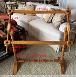 Superb Antique French Large 35" Floor Stand, Frame to do Embroidery, Needlework, Stretch Canvas