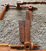 Superb Antique French Large 35" Floor Stand, Frame to do Embroidery, Needlework, Stretch Canvas