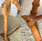 Superb Antique French Large 35" Floor Stand, Frame to do Embroidery, Needlework, Stretch Canvas