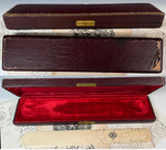 Superb Large Antique French Dieppe Carved IvoryPage Turner, Letter Opener in Original 14" Box