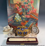 Superb Large Antique French Dieppe Carved IvoryPage Turner, Letter Opener in Original 14" Box