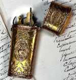 Antique French 18th Century Vest Pocket Necessaire, Etui with Sewing Tools and Writing Tools