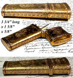Antique French 18th Century Vest Pocket Necessaire, Etui with Sewing Tools and Writing Tools