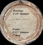Fine French Revolutionary Era Pencil Portrait of César Ledoux, c. 1795, Incroyables et Merveilleux
