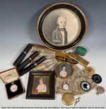 Fine French Revolutionary Era Pencil Portrait of César Ledoux, c. 1795, Incroyables et Merveilleux