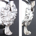 Antique French Sterling Silver 20oz Bachelor or Solitaire Size Tea or Coffee Pot, Ornate Foliate