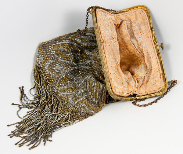 Japanese Antique Bag Made of Deer Skin with Asa Indigo Rope (item #1400132)