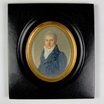 Antique Napoleon Era Signed Portrait Miniature, c.1812, Fine Gentleman, "Reinhard"