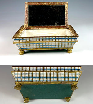 Antique 1st Empire French Chocolatier's Box, Confectioner's Chocolate Casket, c.1800-1810