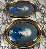Antique c.1750-80 French Portrait Miniature of a Gentleman, Powdered Wig, Louis XVI