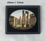 Antique 40mm x 20.5mm Unmounted Grand Tour Italy Micro Mosaic, The Forum, Rome