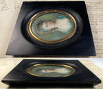 Superb Antique Portrait Miniature of Countesse Sophie Potecka, (1760-1822) after Famous Portrait.