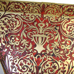 Superb Antique Victorian English Boulle Stationery Casket or Desk Box, Unique Canted Shape