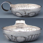 Dainty Antique French .800 Silver “Tastevin" or Wine Tasting Cup, 1819-1838, 24gm