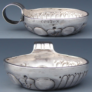 Dainty Antique French .800 Silver “Tastevin" or Wine Tasting Cup, 1819-1838, 24gm