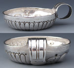 Dainty Antique French .800 Silver “Tastevin" or Wine Tasting Cup, 1819-1838, 24gm