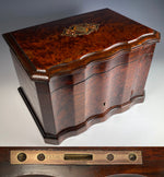 Fine Large Antique French Napoleon III Era Cigar Chest, Box, Presenter, FENOUX, Palais Royal