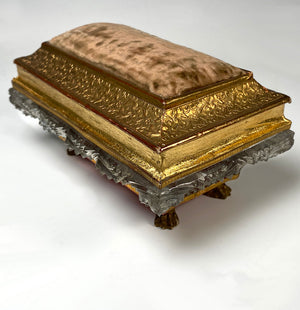 Antique French Empire Chocolatier's of Confectioner's Presentation Box, Crystal Casket, c.1810