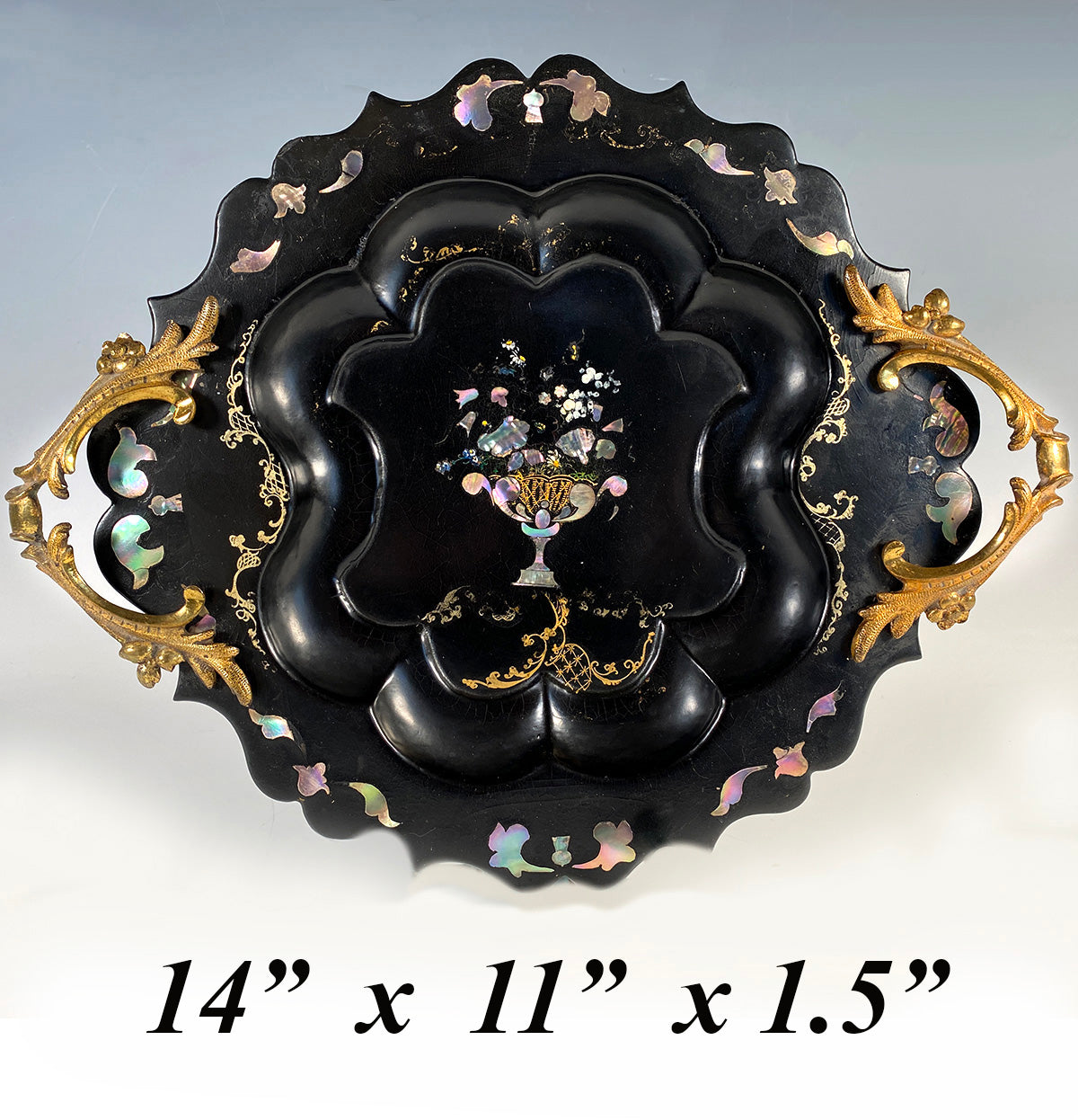 French/English Papier Mache – Antiques & Uncommon Treasure