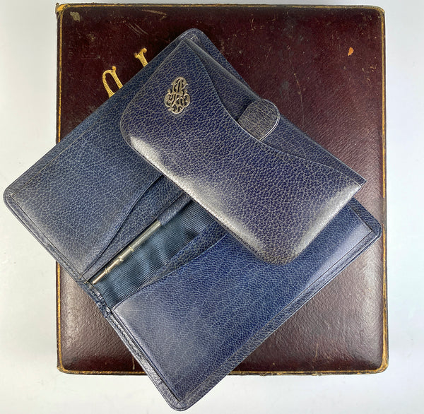 Ocean Blue Leather Bi-Fold Wallet - Bunyaad