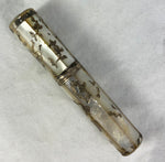 Antique French Billet Doux, Silver and Mother of Pearl, Very Early 1800s