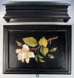 Antique Italian Victorian Era Grand Tour Souvenir Pietra Dura 8.5" Box, Casket, A Florence Art