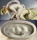 Superb Antique Figural Group, Porcelain by Scheibe-Alsbach, Thuringla East Germany