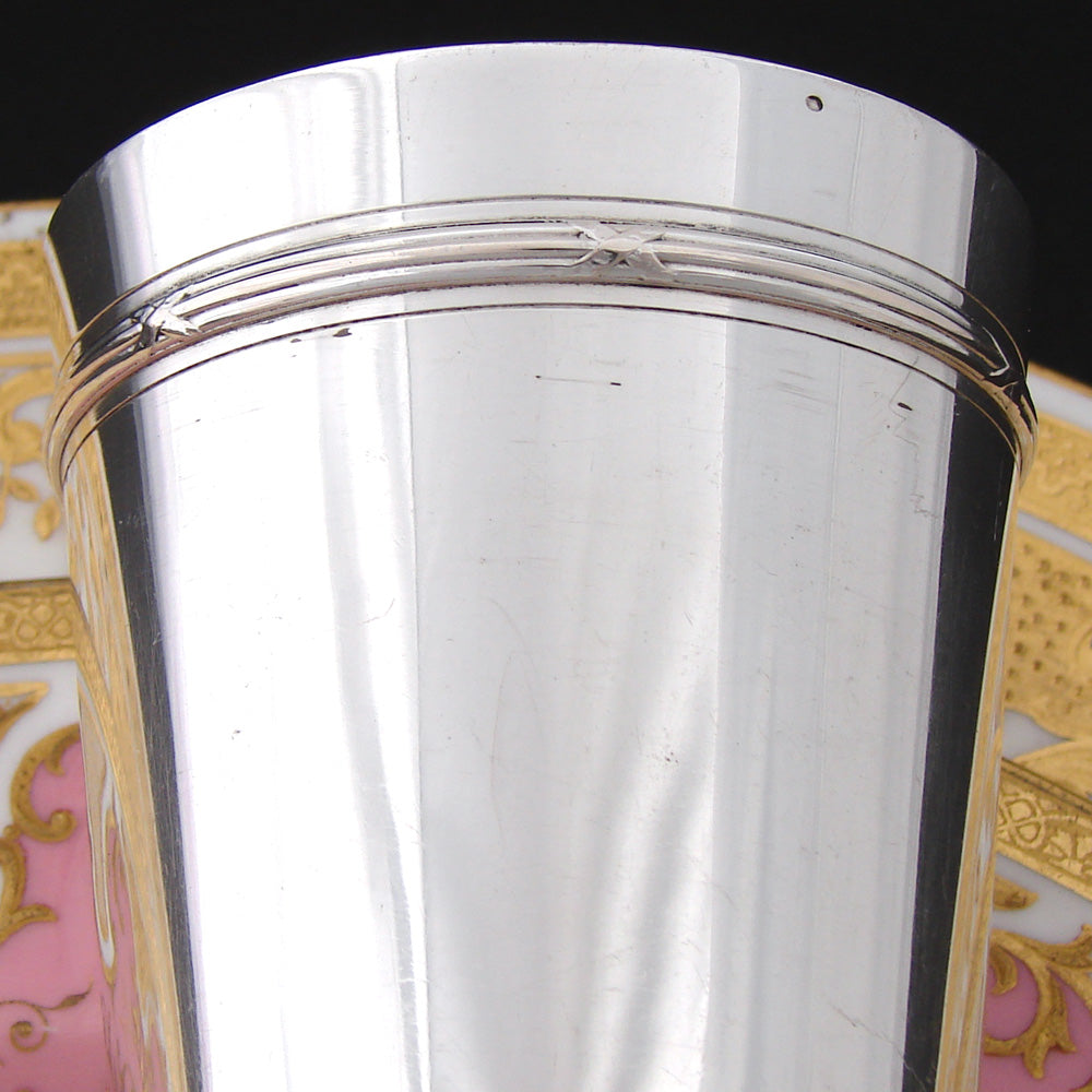 Antique Continental .800 (nearly sterling) Silver Wine or Mint Julep Cup, Tumbler or Timbale