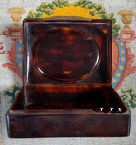 Exceptional 18th Century Portrait Miniature Louis XVI, 18k Gold on Tortoise Shell Patch or Snuff Box