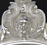 Antique French Sterling Silver Legumier, Ecuelle, Serving Dish, Armorial Crown & Mascaron