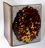 Superb English Sterling Silver and Tortoise Shell Writer's Folio, Blotter