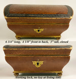 RARE Large c.1770-1810 French Louis XVI Chocolatier's Confection or Chocolates Box, Eglomise Jewelry Casket