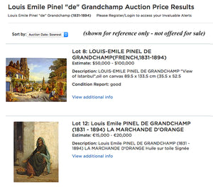RARE Antique French 3 Generation Impressionist Portrait Miniatures, Child, Mom, Grandmother, Well Listed Artist