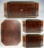 Antique French Napoleon III (1850-70) TAHAN Jewelry Chest, Box, Coffret, Boulle