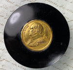 Antique French Commemorative Medal Snuff Box, King Louis XVIII, c.1814-1824 Signed Gavrard