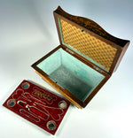 Antique French Palais Royal Sewing Box, French Empire Era, c.1800-1814, Tray w/o Implements