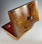 Antique French Palais Royal Sewing Box, French Empire Era, c.1800-1814, Tray w/o Implements