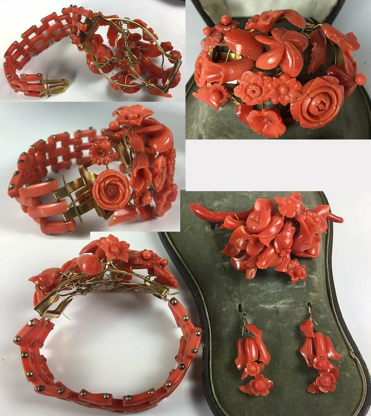 Italian Coral and Turquoise Bracelet | Jewelry | Mahakala Fine Arts
