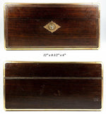 Aucoc Aine Paris Antique French Dressing Box, Casket, Crest of Diane de Poitiers