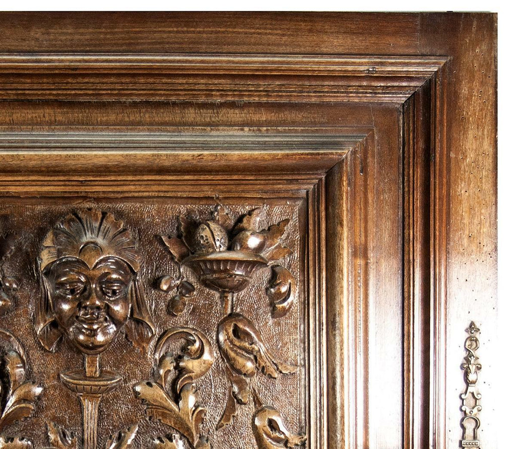 Opulent Hand Carved Antique Door, Plaque, NeoRenaissance Styl Antiques &